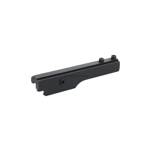 K31 Seitenmontage aus Stahl mit 11 mm Dovetail-Schiene, mattschwarz, 235g, 151mm Länge – ideal für Schweizer K31 Gewehr.