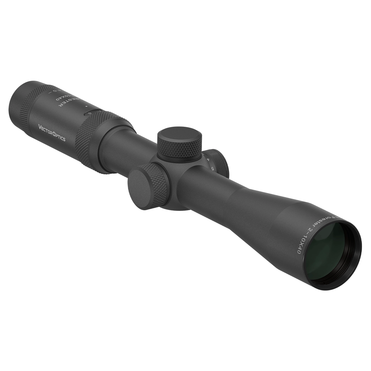 Forester 2–10×40 SFP SCOM-02 Zielfernrohr mit robuster Bauweise aus 6061-T6 Aluminium, geeignet für MPVO SFP Optik-Anwendungen.