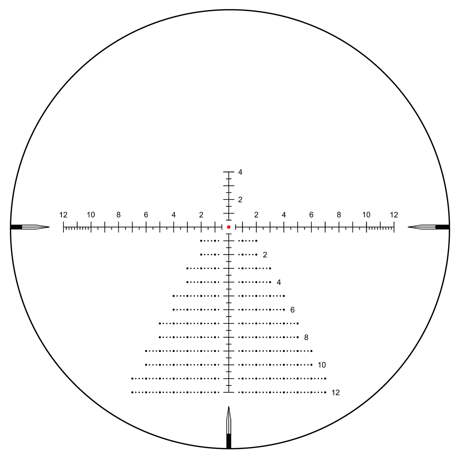 Sentinel 8-34x56 GenII SFP mit Vergrößerung, optischer Zielhilfe, auf Jagd oder Schießstand, wetterfest, langlebig