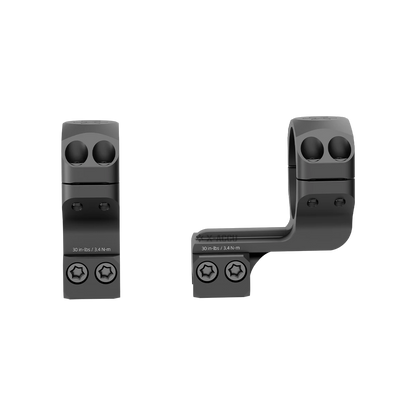 Seitliche Ansicht der Alu-Ringe Cantilever von Vector Optics mit präziser Passform und robuster Bauweise aus 6061-T6 Aluminium, Höhe 32mm.