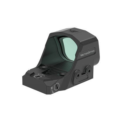 Rückansicht des Frenzy 1x24x29 GenII 6MOA (SCRD-76) mit klarer Sichtöffnung und kompaktem Design für Waffenmontage.