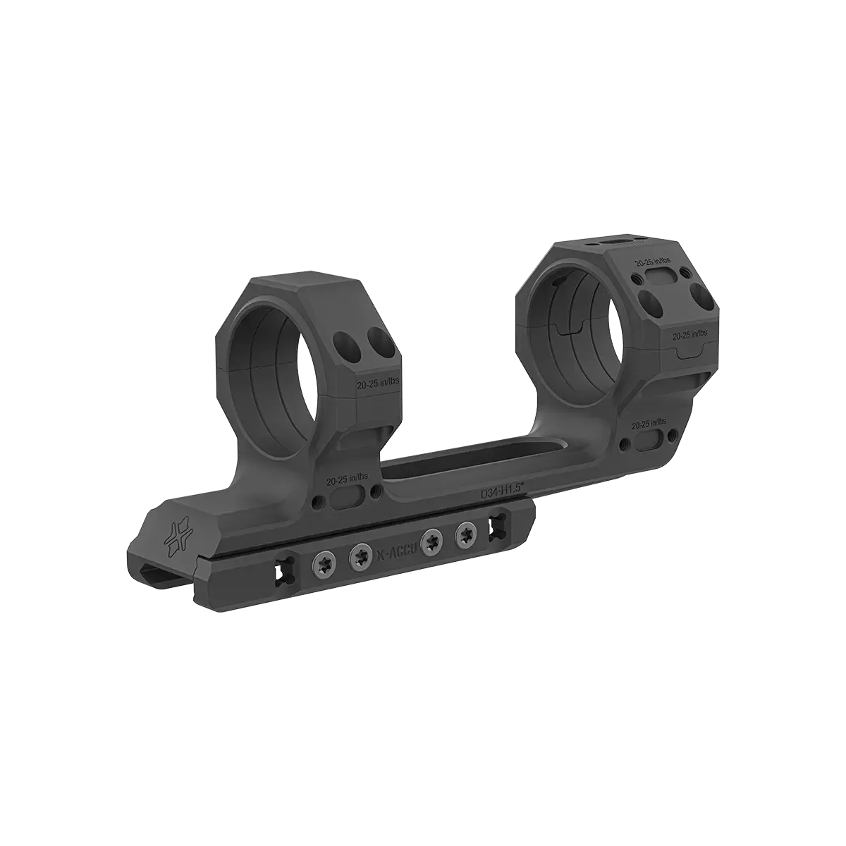 34mm Cantilever | Höhe 38mm | 0MOA Vorneigung (XASR-3476)
