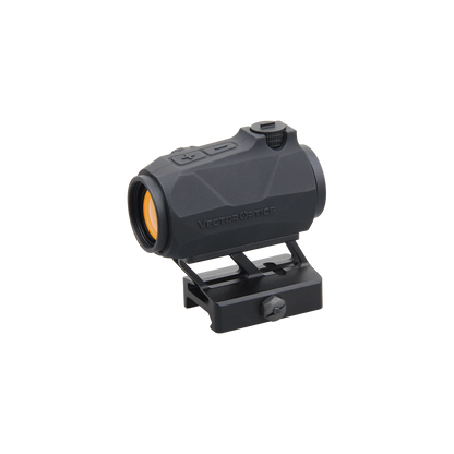 Maverick IV 1x20 Reflexvisier mit robuster Gummiarmierung und 3 MOA Rotpunkt für präzises Zielen auf Waffenmontage.