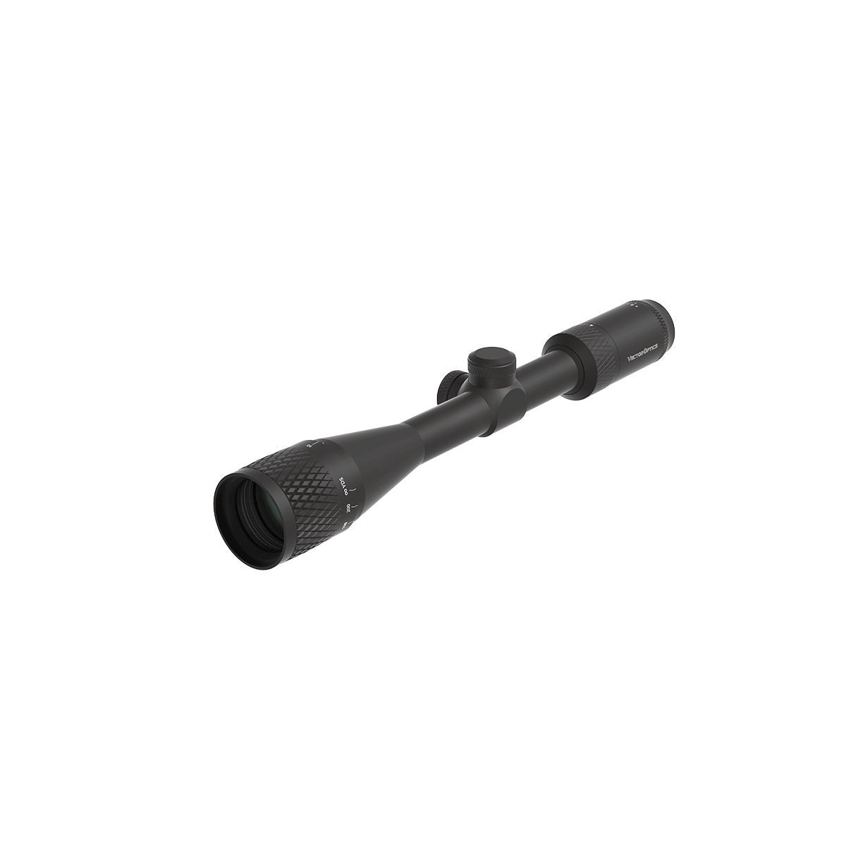 Matiz 4-12x40 SFP - Riflescope mit robustem Aluminiumgehäuse und 3× Zoom, ideal für Jagd und Sportschützen.