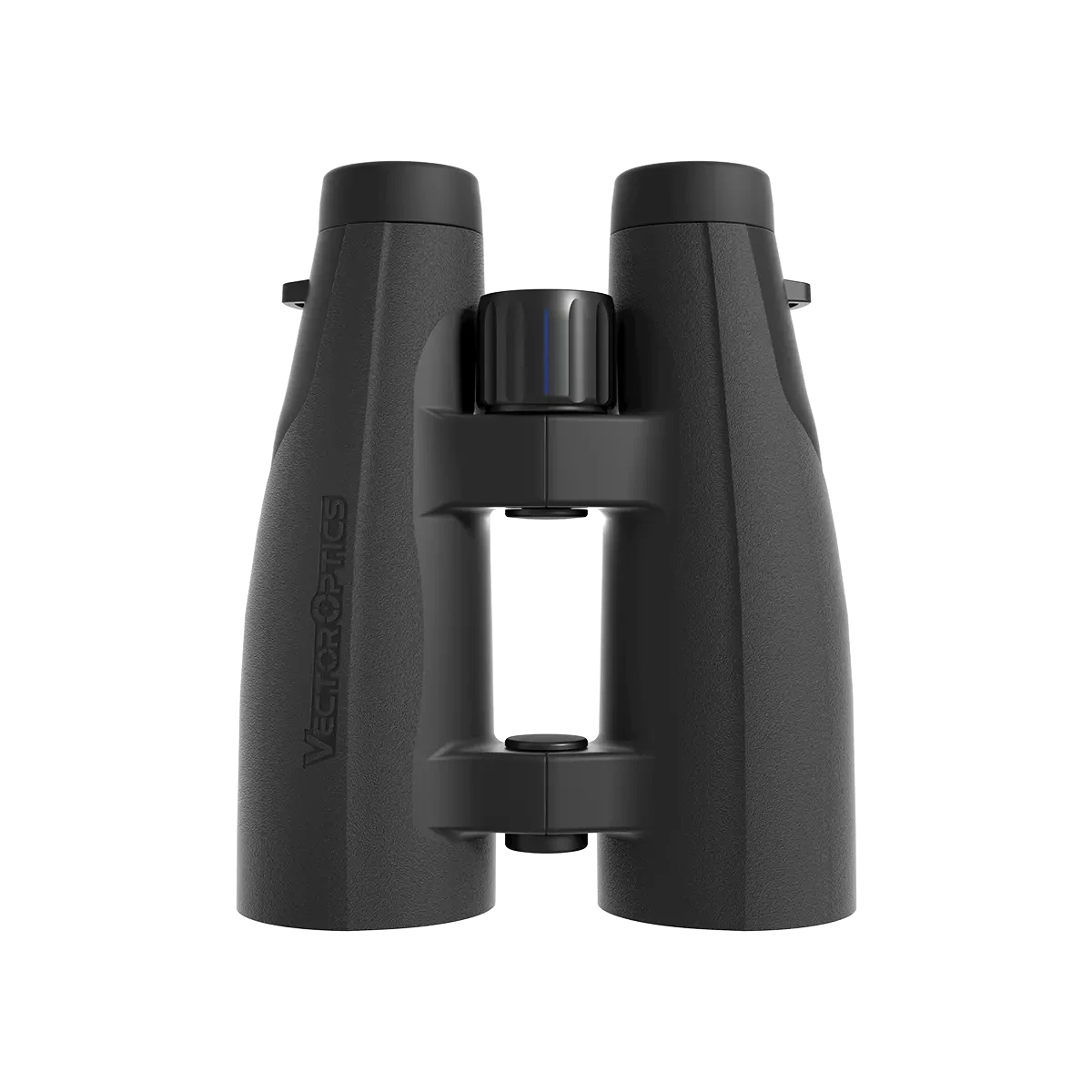 Rückseite des Vector Optics Continental 8x56 ED (SCBO-10) mit offener Brücke für komfortable Handhabung und stabile Konstruktion.