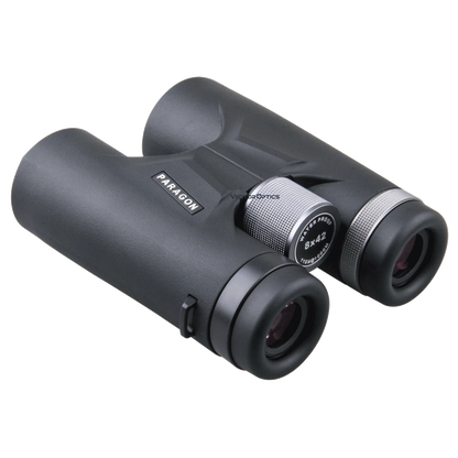 Paragon 8x42 Fernglas von Vector Optics mit ergonomischem Griff und Dioptrienausgleich. Hochwertige Optik für Jagd und Vogelbeobachtung.