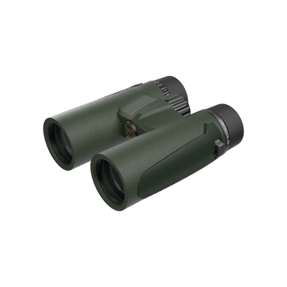 Continental 10x42 ED Fernglas von Vector Optics mit grünem Gehäuse, kompakt und wasserdicht, ideal für Outdoor-Abenteuer.