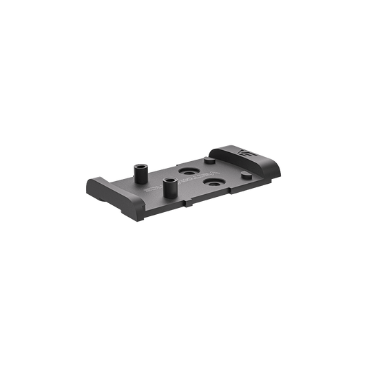 RMS Footprint Adapter für Glock MOS, CNC-gefertigt aus Stahl mit präziser Passform für Red Dot Montage, Modell SCFRM-16 von MGT.