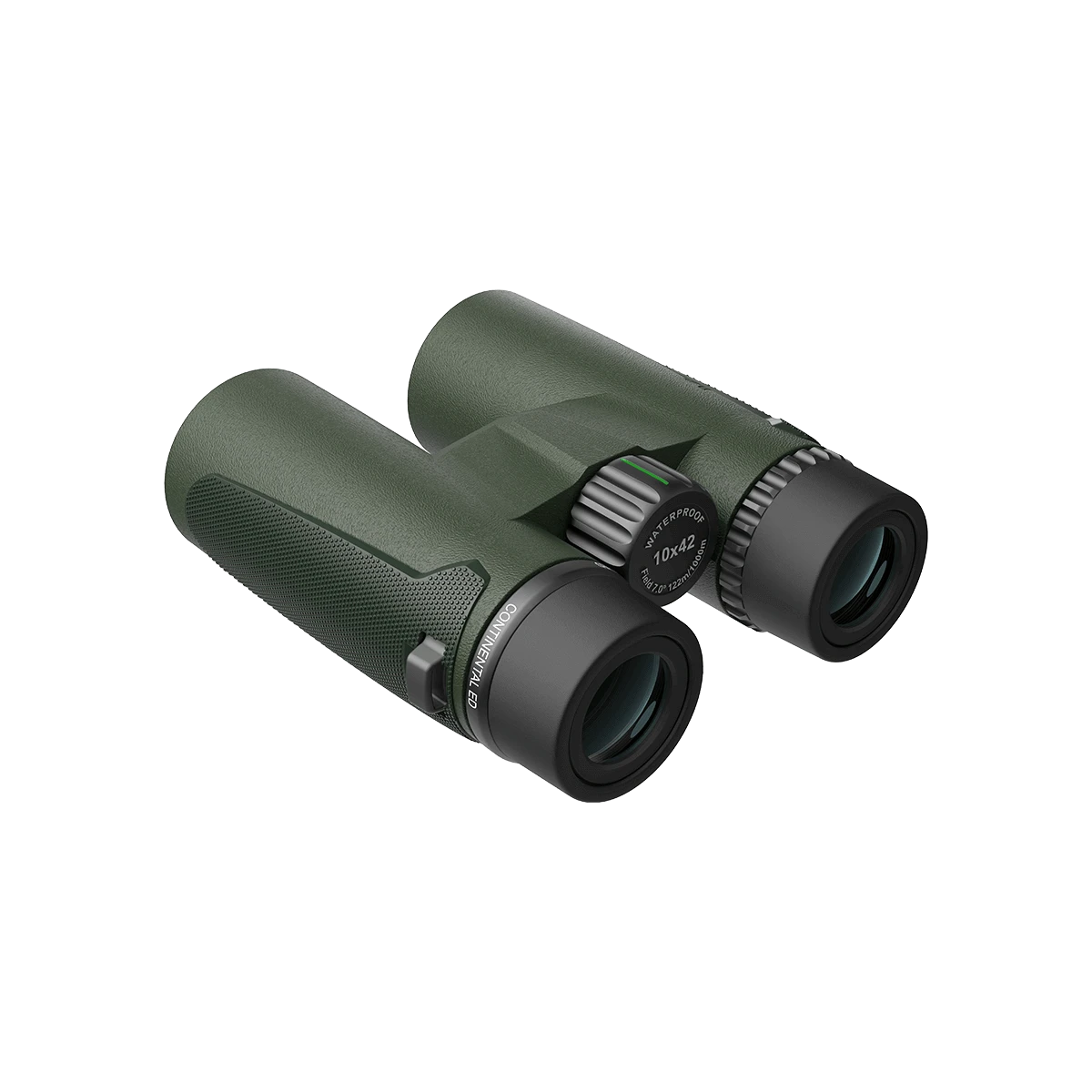 Wasserdichtes Continental 10x42 ED Fernglas mit ED-Glas und präzisem Fokussierrad, ideal für klare Sicht bei jedem Wetter.