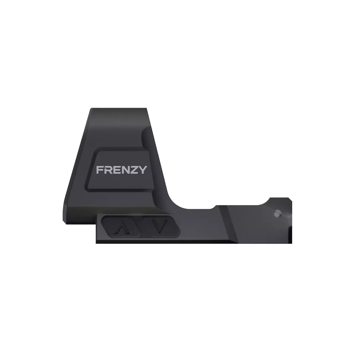 Seitenprofil des Frenzy 1x26x32 6MOA (SCRD-79) mit klar sichtbarem FRENZY-Logo und Bedientasten für Helligkeitseinstellung.
