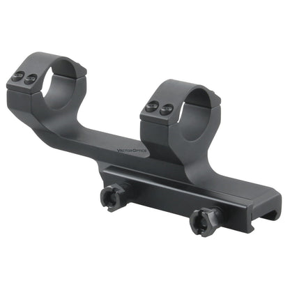 Robuste Cantilever Zielfernrohrmontage mit 25.4mm Tubus und 11mm Dovetail, ideal für Waffenoptik-Zubehör im Jagd- und Sportschützenbereich.