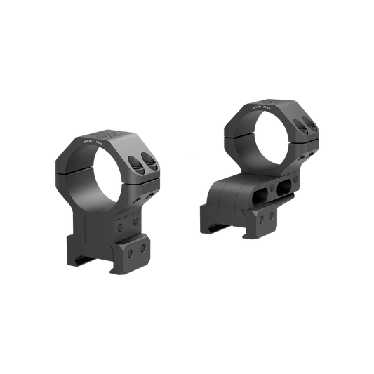 Alu-Ringe Cantilever|Verstellbare 30mm-Zielfernrohr-Ringe XASR-3060 aus 6061-T6 Aluminium mit Höhenverstellung für 21mm Picatinny-Schienen.