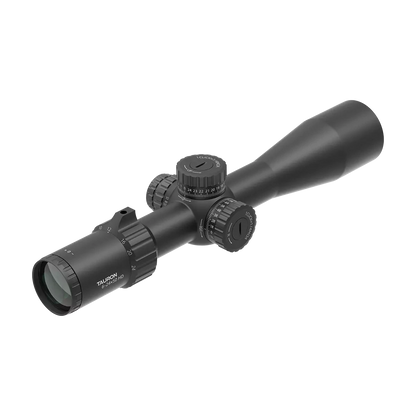 Tauron 6-24x50 HD Zielfernrohr mit Zero Stop Funktion und fein einstellbarem Zoom für präzise Schüsse bei der Jagd.