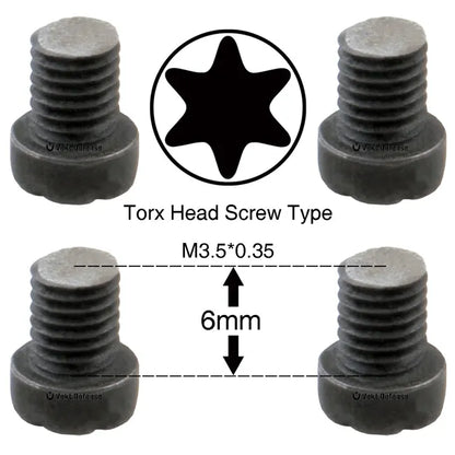 Torx-Schrauben M3.5x0.35 mit 6 mm Länge für Tikka T3 Montage aus Stahl (SCTIK-01), sichern die Montageschiene zuverlässig auf der Waffe.