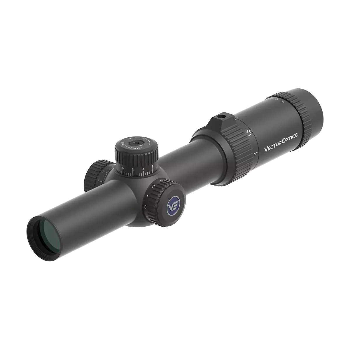 Forester 1-5x24 SFP Fiber (SCOC-54) Zielfernrohr mit kompaktem Design und beleuchtetem Absehen für präzises Schießen. Ideal für Jagd und Sport.