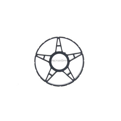 Leichtes Parallaxenseitenrad Universal aus Aluminium, 37mm Durchmesser, mit integriertem Adapter für Zielfernrohr-Zubehör.