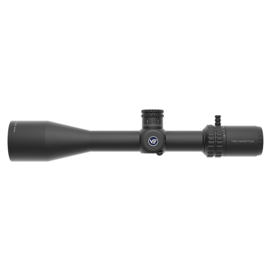Orion Pro Max 6-24x50 MIL Zielfernrohr mit taktischem Design und präziser Höhenverstellung für Long-Range-Schützen und Jäger.