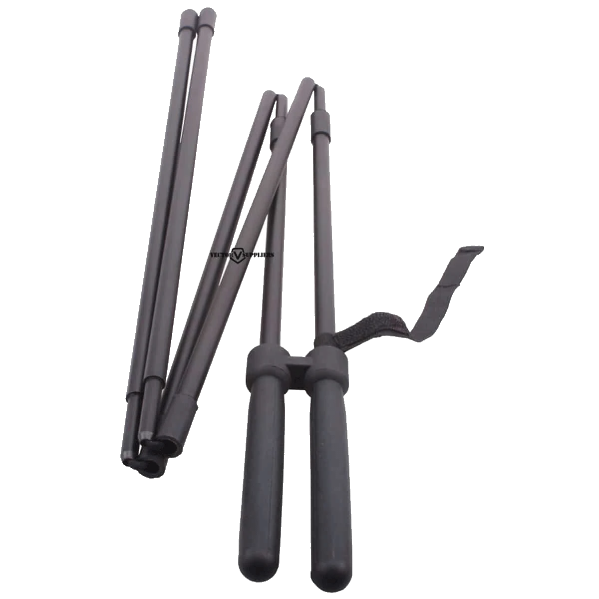 Leichter Jagd-Schiessstock SCOT-12 mit ergonomischem Griff und faltbarem Design, perfekt für Pirsch und Ansitz geeignet.