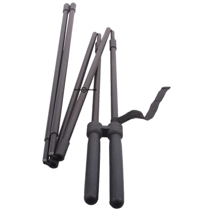 Leichter Jagd-Schiessstock SCOT-12 mit ergonomischem Griff und faltbarem Design, perfekt für Pirsch und Ansitz geeignet.