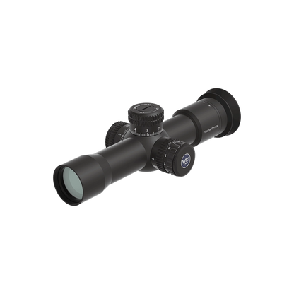 Veyron Plus 10x30 Zielfernrohr mit stoßfester, IP67-zertifizierter Bauweise und klarer Optik für den Einsatz auf Gewehren.