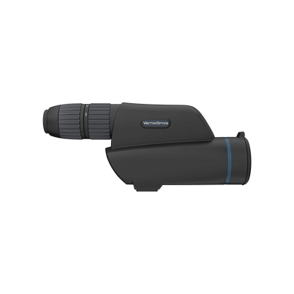 Seitliche Profilansicht des Vector Optics Continental Spektivs 12-40x60ED mit kompaktem, taktischem Design.