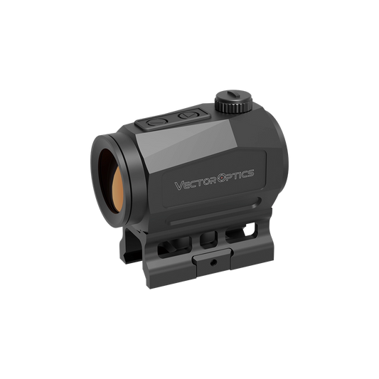 Scrapper 1x25 Red Dot Sight mit 25mm Linse und robustem Gehäuse aus 6061-T6 Aluminium, ideal für präzises Zielen bei Jagd und Sport.