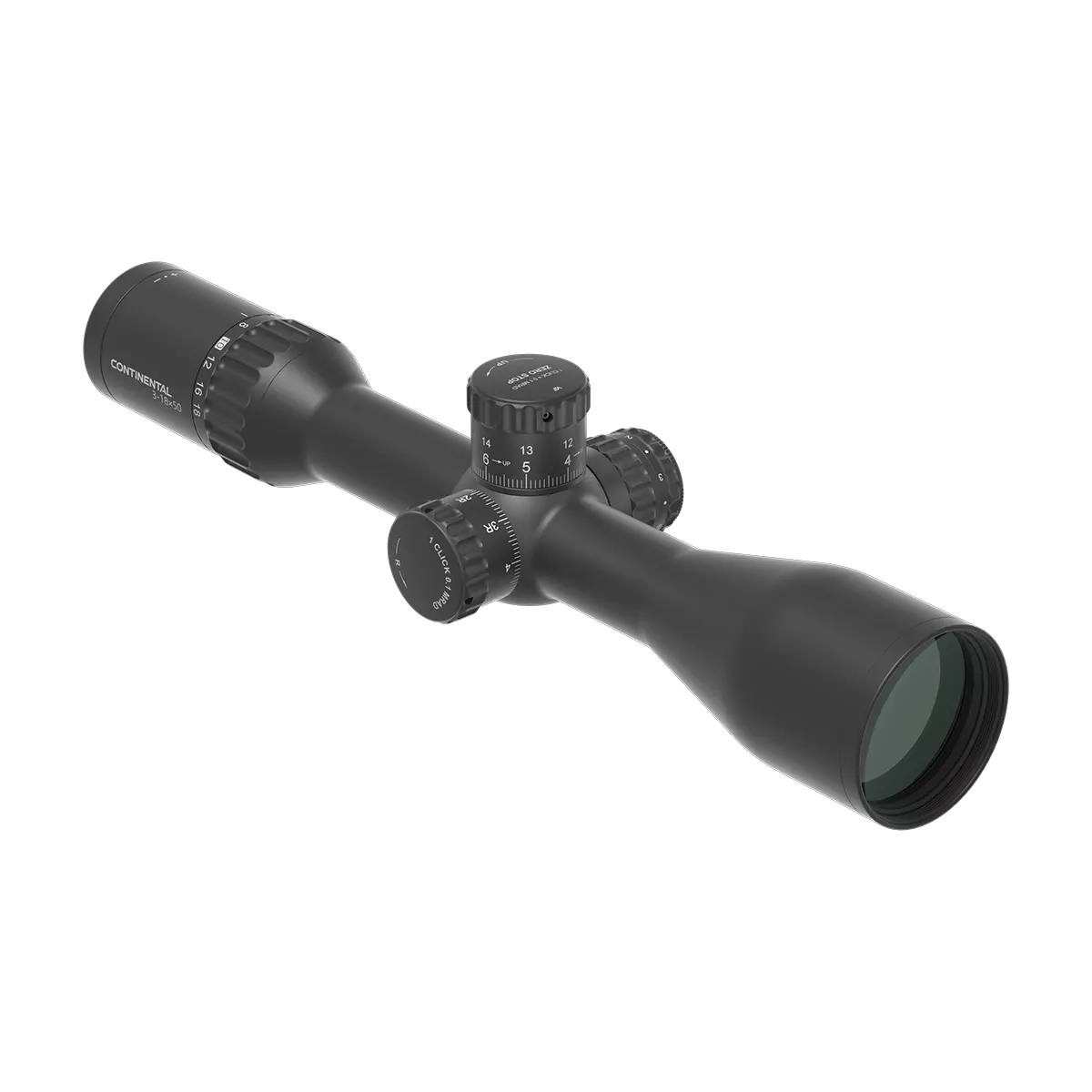 Hochwertiges Vector Optics Zielfernrohr SCOL-53 mit 3-18x50 Vergrößerung und Zero Stop Funktion für präzises Langstreckenschießen.