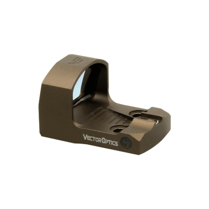 Kompaktes Frenzy-S 1x17x24 Reflex Sight von Vector Optics mit automatischer Helligkeitsregelung und stoßfestem Aluminiumgehäuse.