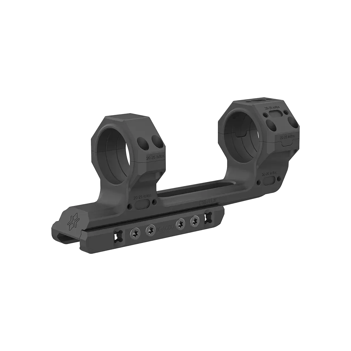 30mm Cantilever | Höhe 38mm | 0MOA Vorneigung (XASR-3076)