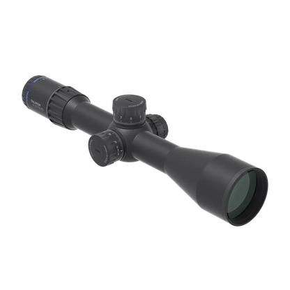 Tauron 4-32x56 ED SFP Zielfernrohr mit ED-Glas und fein einstellbarem Zoom für klare Sicht bei jeder Entfernung und Wetterlage.