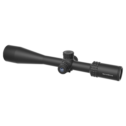 Robustes Sentinel-X 10-40x50 Zielfernrohr von Vector Optics mit SFP-Absehen, ideal für präzise Zielerfassung im Long-Range-Bereich.