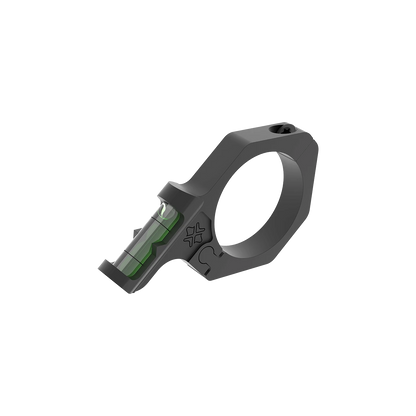 Offset Wasserwaage für 34mm Tubus, ideal zur Vermeidung von Verkanten bei Zielfernrohren, kompakt und leicht montierbar.