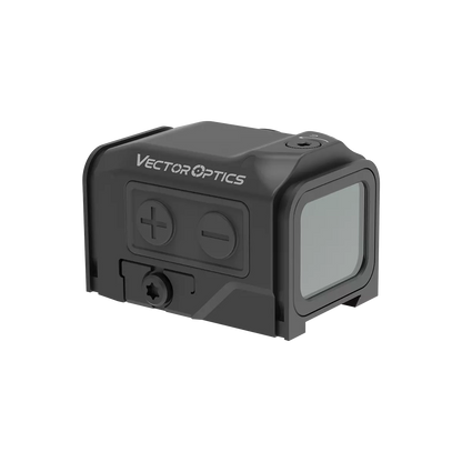 Vector Optics Frenzy Plus 1×18×22 mit Plus-Minus-Steuerung und kompaktem Design für schnelle Zielerfassung bei jeder Witterung.