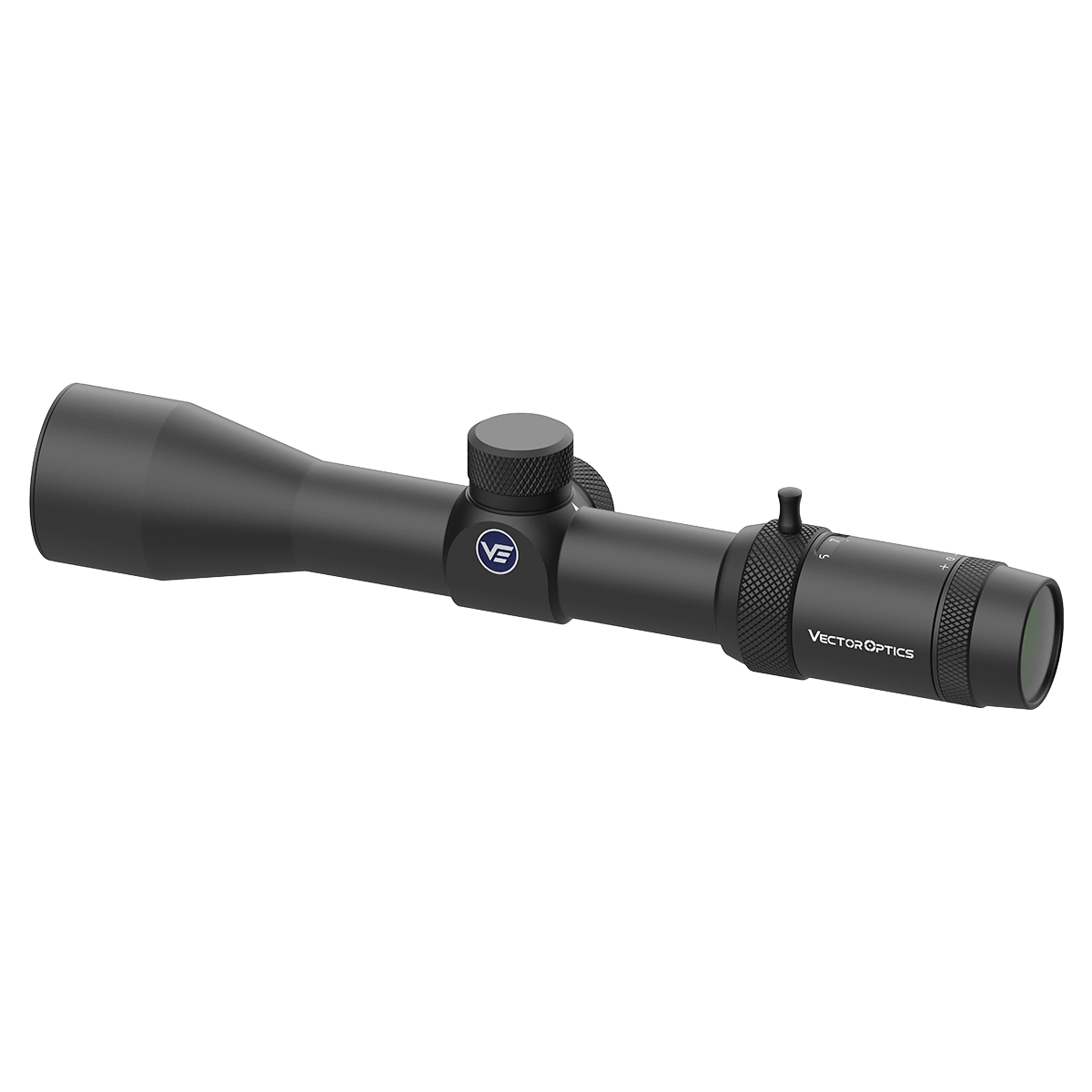 Forester JR 3–9×40 SFP Zielfernrohr mit Vector Optics Logo und ergonomischem Design. Hochwertige Optik für präzise Schüsse bei Jagd und Sport.