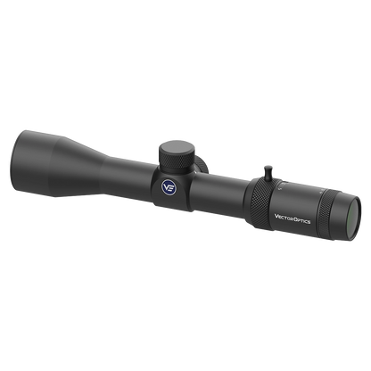 Forester JR 3–9×40 SFP Zielfernrohr mit Vector Optics Logo und ergonomischem Design. Hochwertige Optik für präzise Schüsse bei Jagd und Sport.