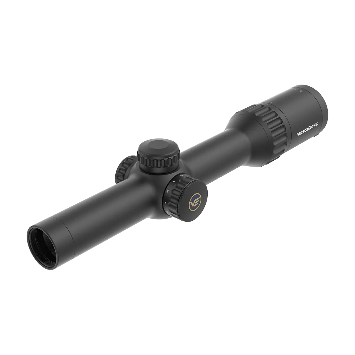 Continental X8 1–8×24 SFP Zielfernrohr mit robustem Gehäuse und taktischen Verstelltürmen für präzises Schießen bei jeder Vergrößerung.