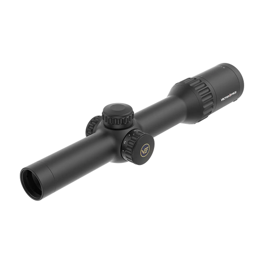 Continental X8 1–8×24 SFP Zielfernrohr mit robustem Gehäuse und taktischen Verstelltürmen für präzises Schießen bei jeder Vergrößerung.