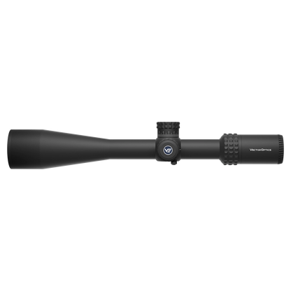 Sentinel-X 10-40x50 Vector Optics Zielfernrohr mit schlankem Design und seitlichem Parallaxenausgleich für präzises Schießen auf weite Distanzen.