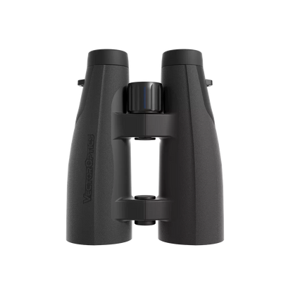 Seitliche Rückansicht des Vector Optics Continental 15x56 ED (SCBO-09) mit offenem Brückendesign. Stabil und leicht für lange Einsätze.