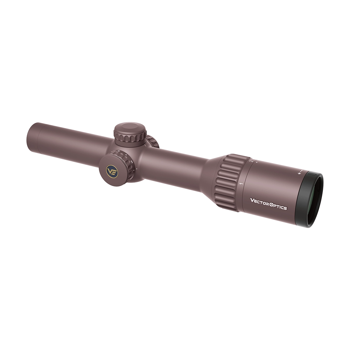 LPVO SFP Zielfernrohr Continental X6 1–6×24 mit Vector Optics Logo, optimiert für schnelle Zielerfassung und taktische Einsätze.