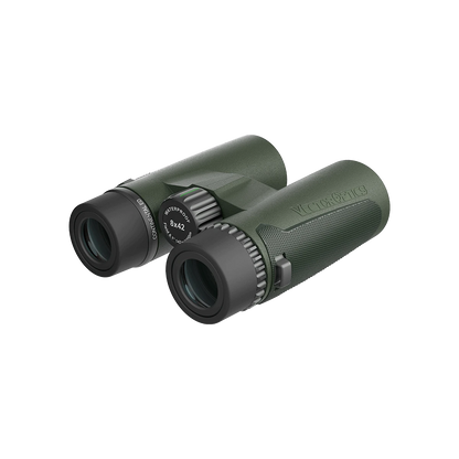 Hochwertiges Continental 8x42 ED Fernglas mit Dioptrienausgleich und weiter Austrittspupille – gestochen scharfe Sicht im Gelände.