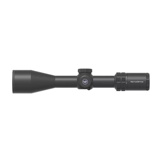 Grizzly 2.5-15x50i Zielfernrohr HD SFP mit 50 mm Objektiv und MIL-Verstellung, Seitenansicht für präzise Zieloptik auf Waffen.