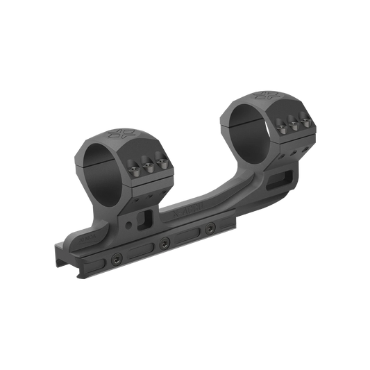 Cantilever 40mm Höhe - 34mm Zielfernrohrmontage 0MOA aus Aluminium mit Picatinny-Schiene, ideal für präzises Schießen und stabile Optikmontage.