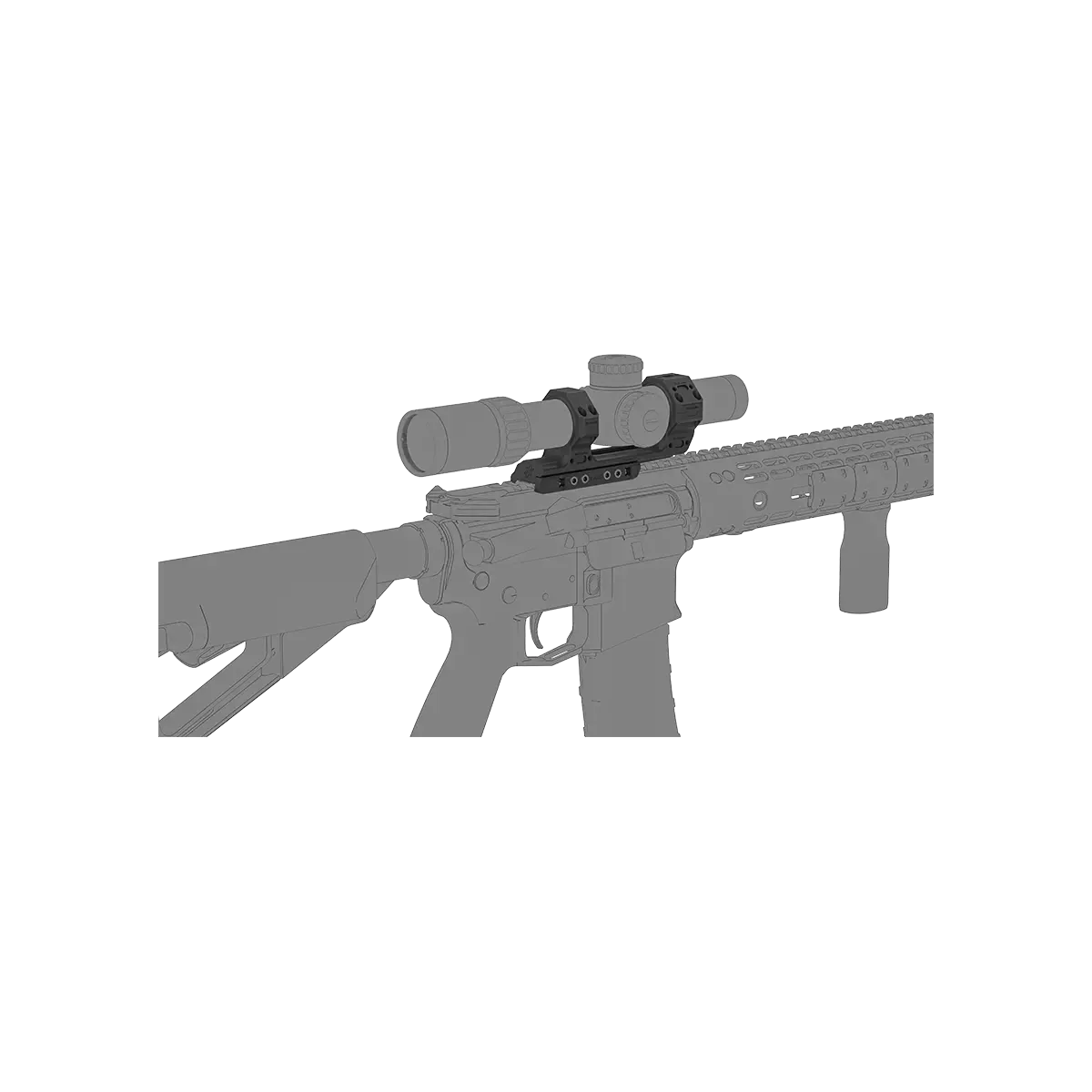 34mm Cantilever | Höhe 38mm | 0MOA Vorneigung (XASR-3476)