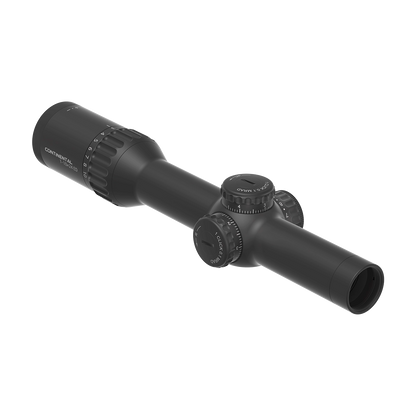 LPVO Zielfernrohr Continental X10 1–10×24i ED mit robustem Monorohr und Fiber Dot Absehen. Perfekt für dynamisches Schießen bei jedem Licht.