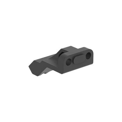 Seitliche Rückansicht des VAS™ 45° Offset Adapters zur Montage von Red Dot Sights auf Picatinny-Schienen, ideal für taktische Anwendungen