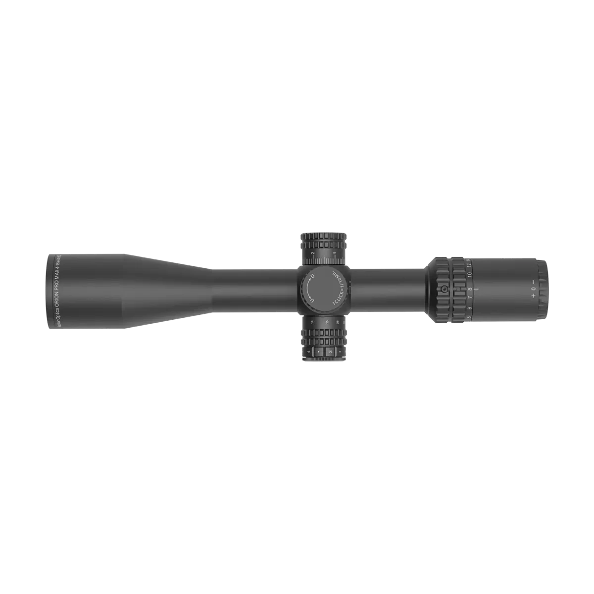 Orion Pro MAX Zielfernrohr - HD 4-16x44 FFP mit taktischem MIL-Absehen in robuster Bauweise. Ideal für Langstreckenschützen und Jäger.