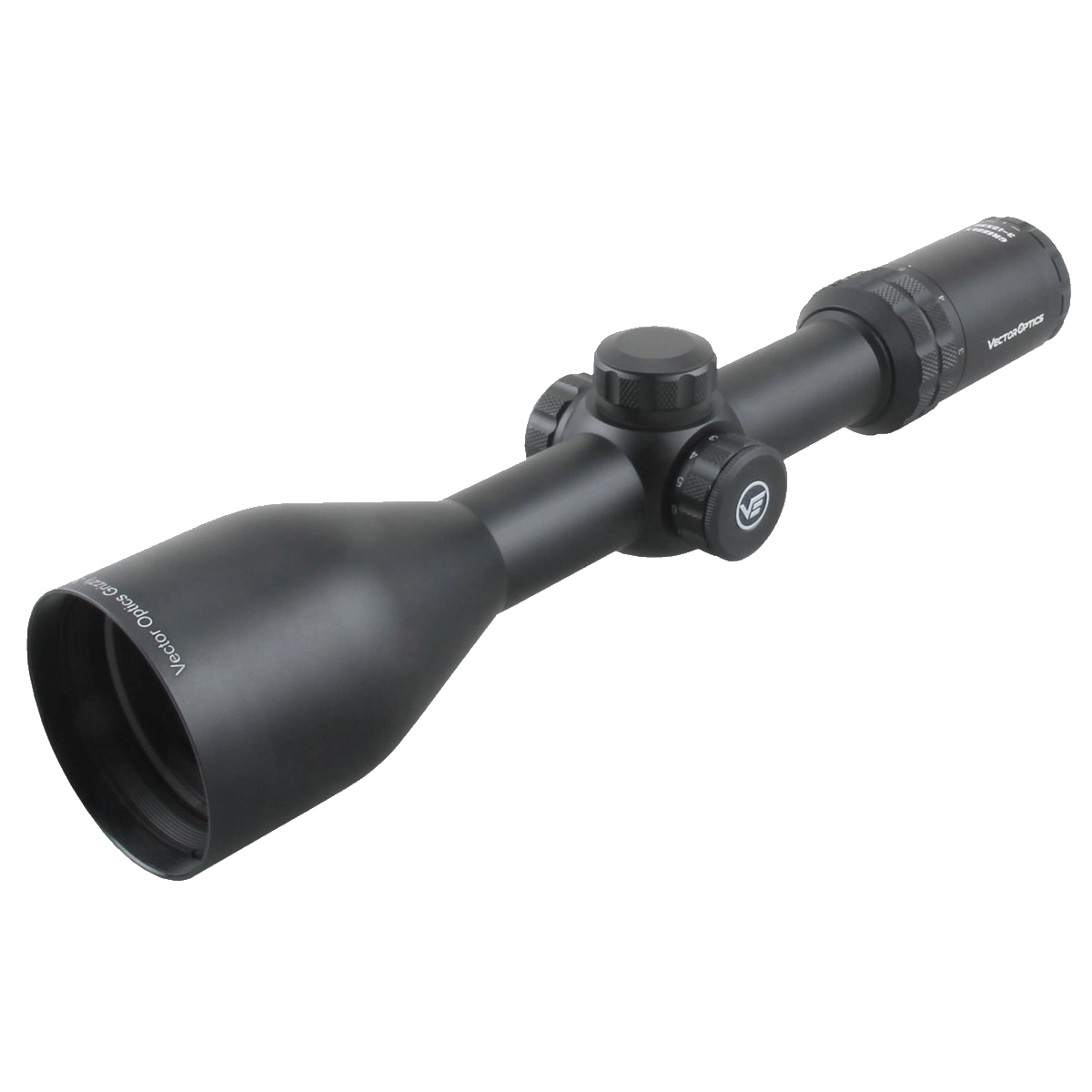 Grizzly 3–12×56 Zielfernrohr mit großem Objektiv und fein einstellbarem Zoom, ideal für Allround-Jagd und Langstreckenschüsse.