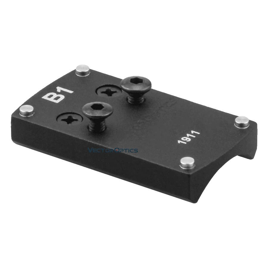 TEK Montageplatte B1 für Colt 1911 Pistolen, kompatibel mit Red Dot Visieren, einfache Kimmenersatzlösung.