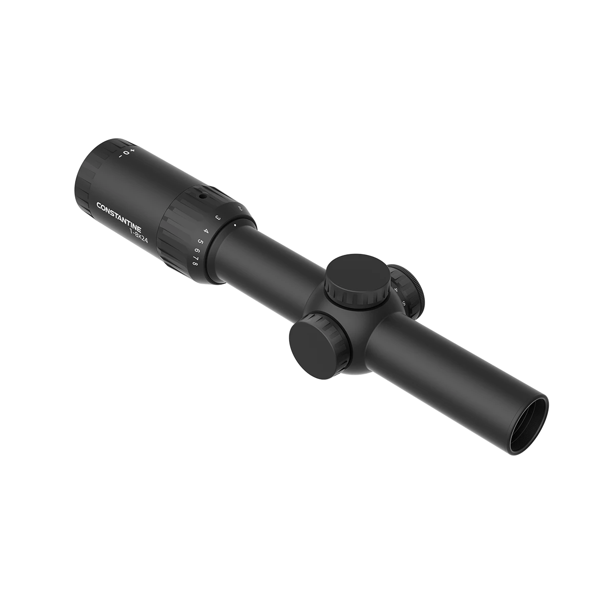 Robustes Constantine 1-8x24 FFP Zielfernrohr von Vector Optics mit stufenloser Vergrößerung und klarer Optik für vielseitige Einsatzbereiche.